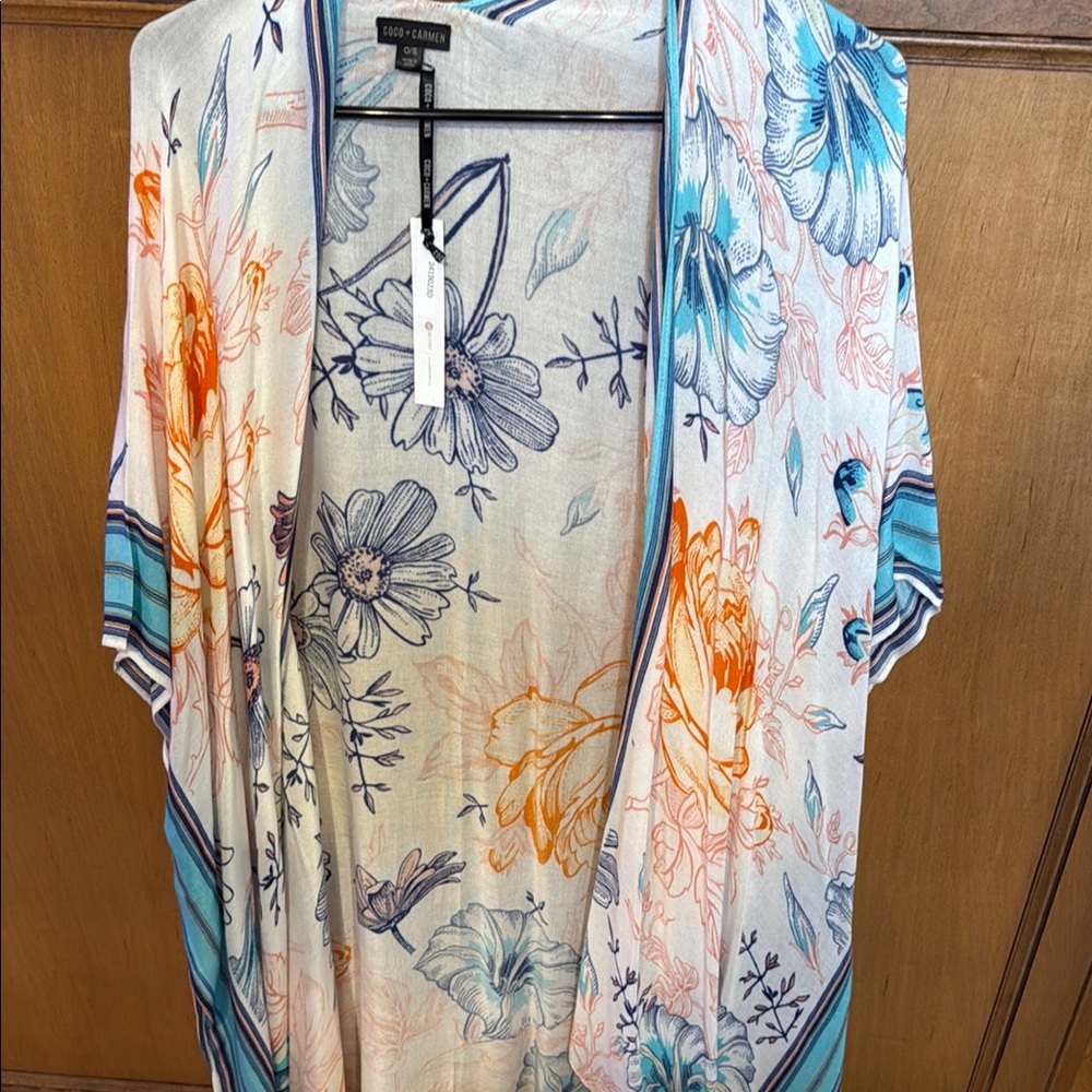 Coco + Carmen Multicolor Floral Blouse